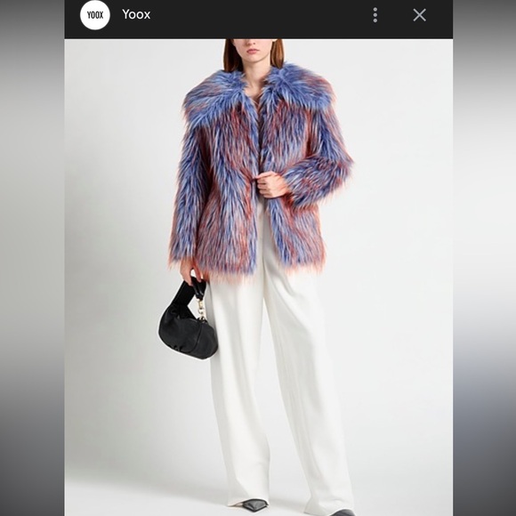Pinko Multicolor Faux Fur Teddy Jacket - Picture 6 of 7
